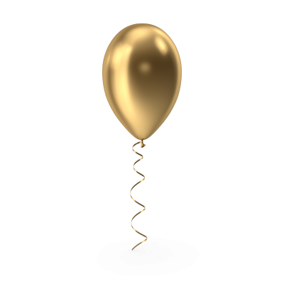 Gold Balloon.H03.2k